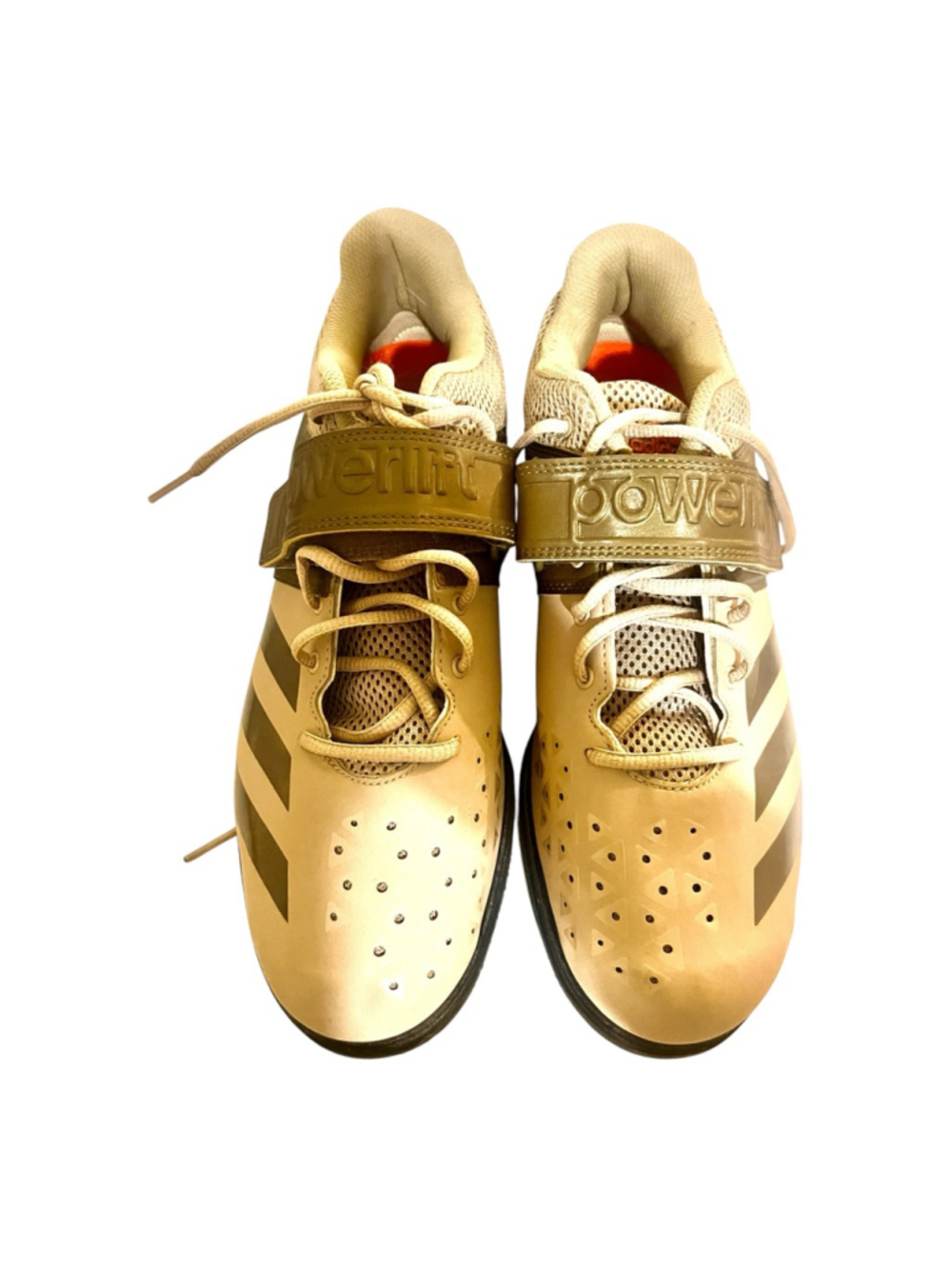 Adidas Powerlift 3.1 weightlifting shoes in the "Tech Beige" color men size 11.5